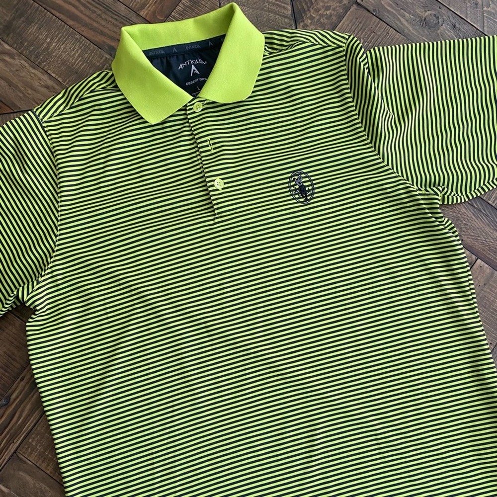 Antigua Desert Dry Mens Golf Polo.  Size L.